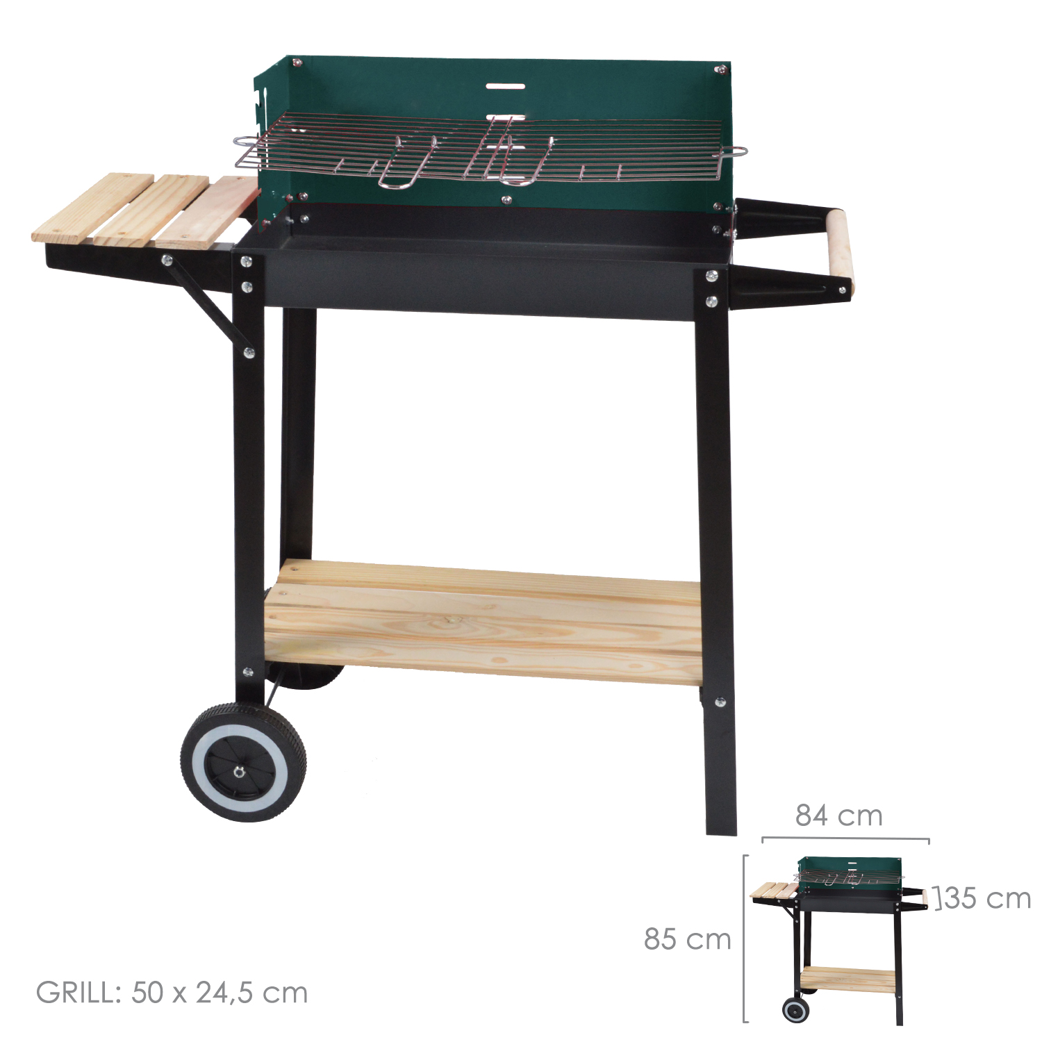 Barbacoa Rectangular Tomahawk 85x35x84 cm,
