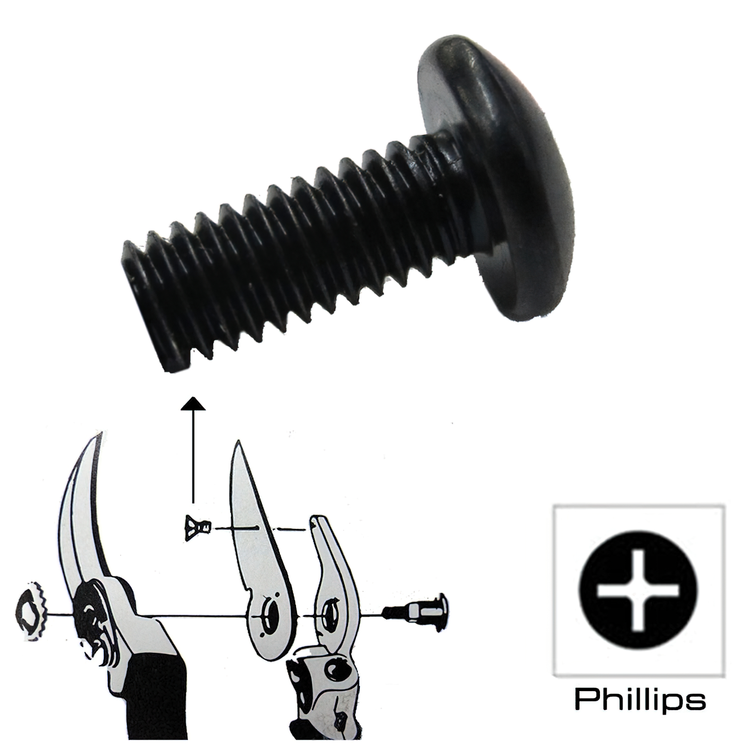 Tornillo Recambio Tijera Samurai Sujecin KS-4T