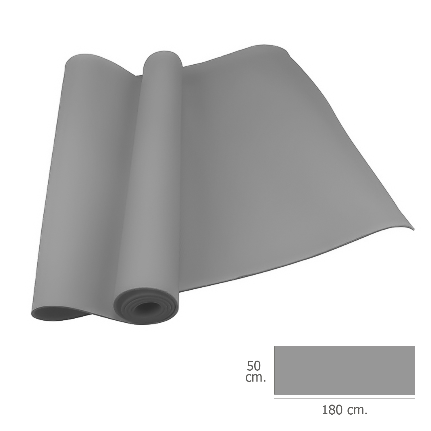 Colchoneta Espuma Camping / Gimnasio / Yoga / Ejercicio 180 x 50 cm,
