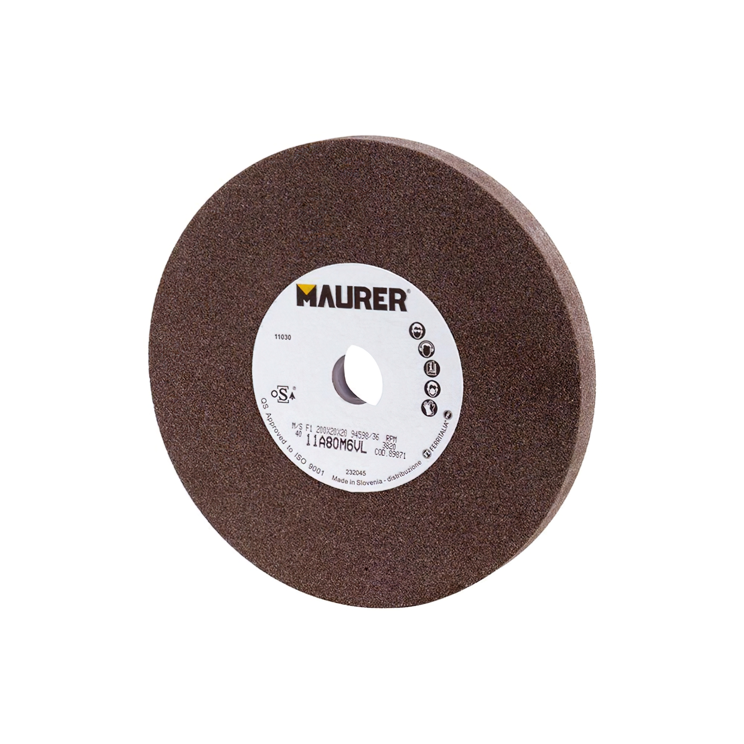 Muela Maurer Corindon 125x15x16 mm, Grano 60
