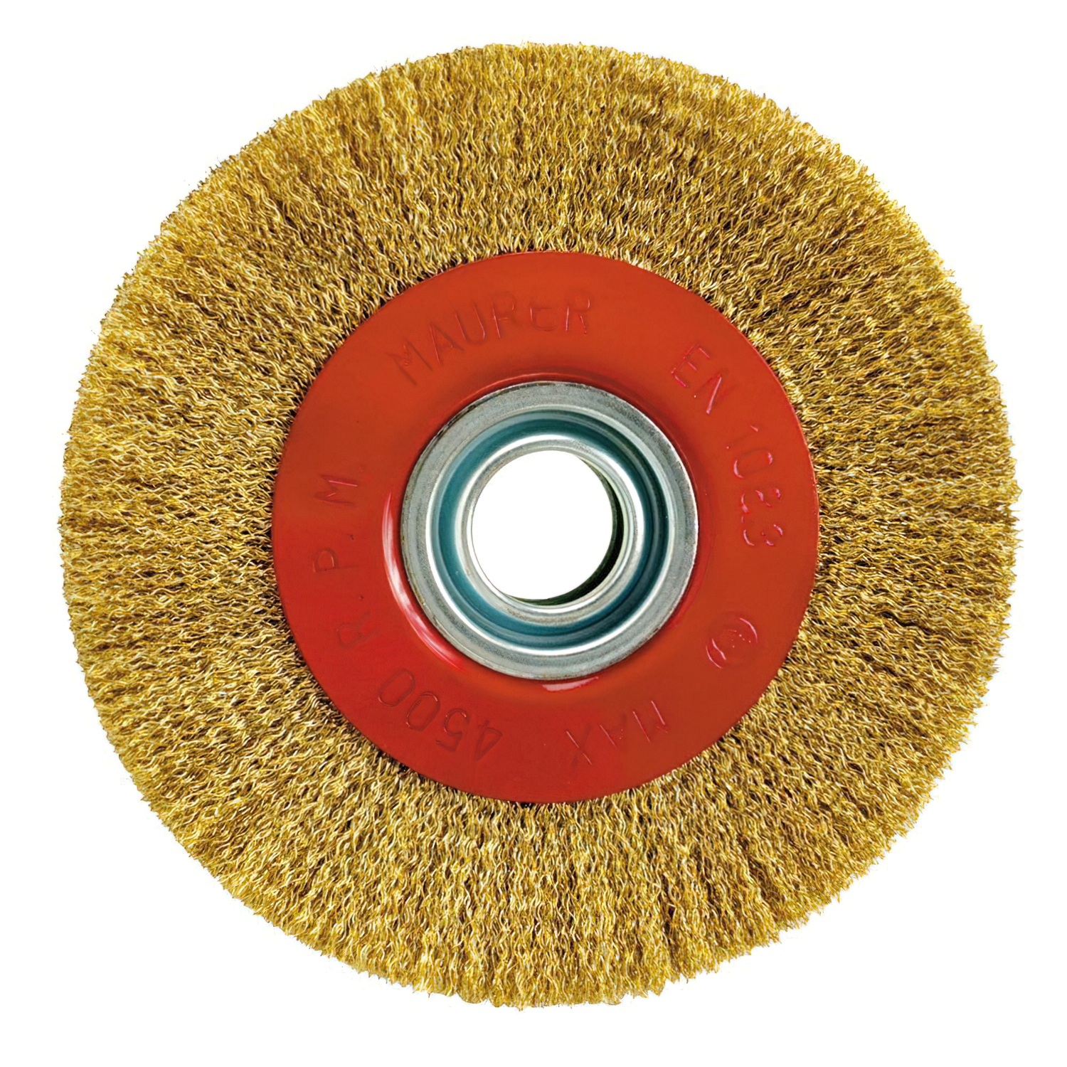 Cepillo Acero Latonado Circular  200x42 mm,