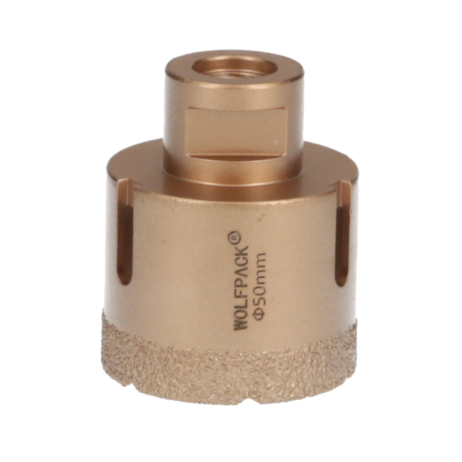 Corona Diamante Para Amoladora  50 mm, Conexin Rosca M14, Corte Seco