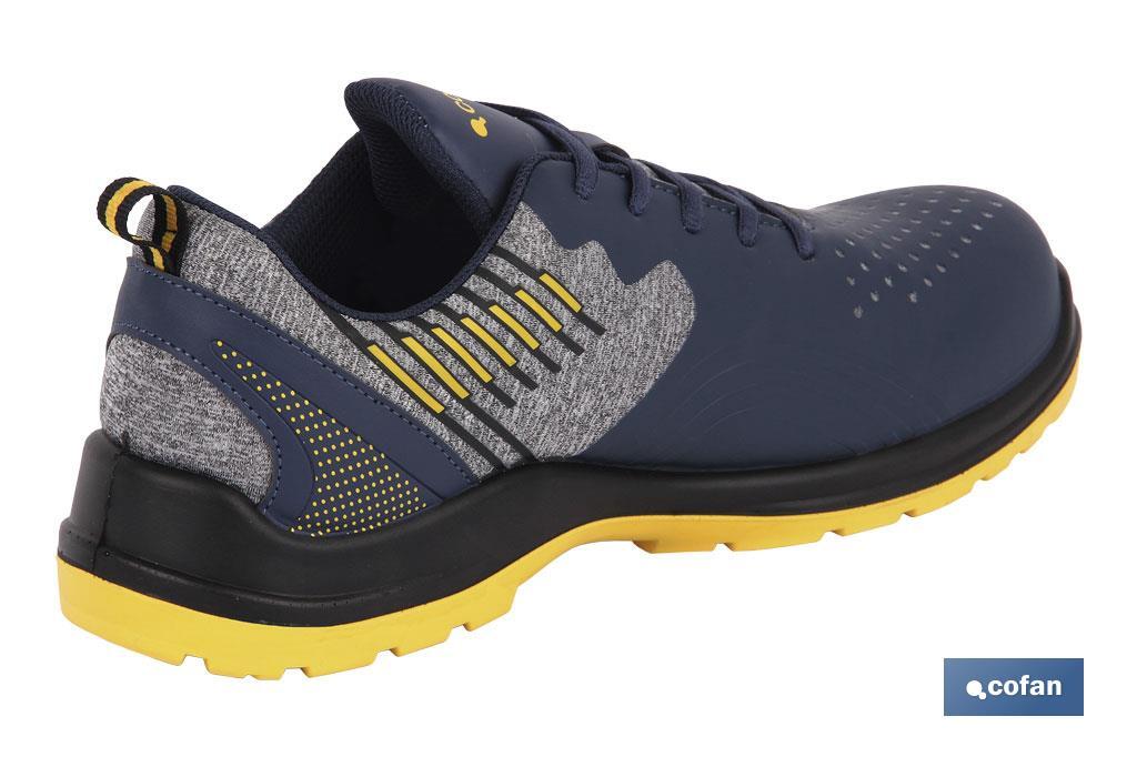 Zapato Deportivo | Seguridad S1P-SRC |Modelo Solana | Color Azul | Suela Antideslizante