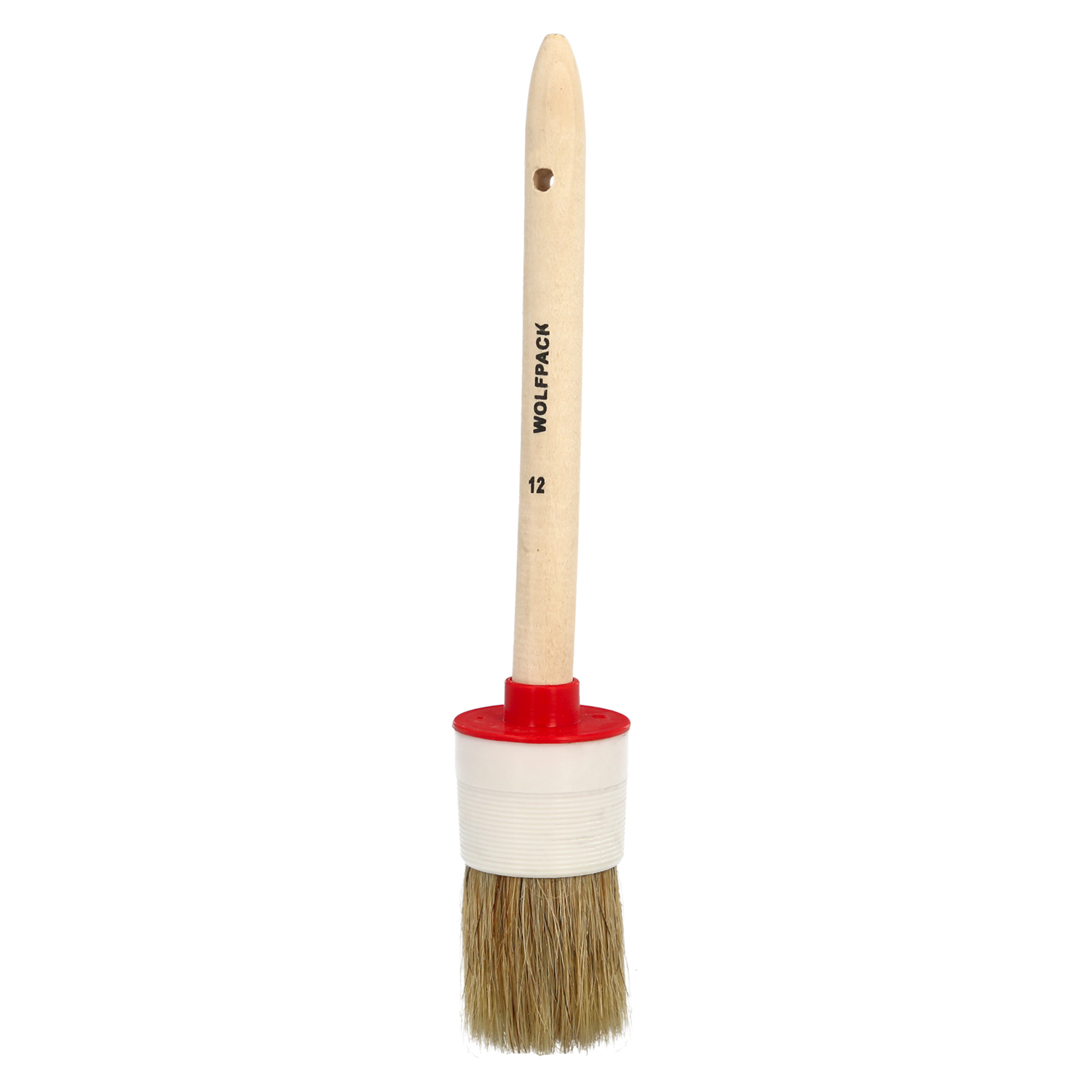 Brocha Brico Redonda Cerda Blanca N12