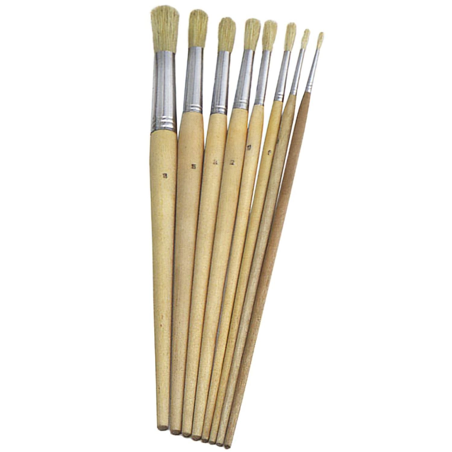 Pincel Brico Redondo Cerda Blanca N  1