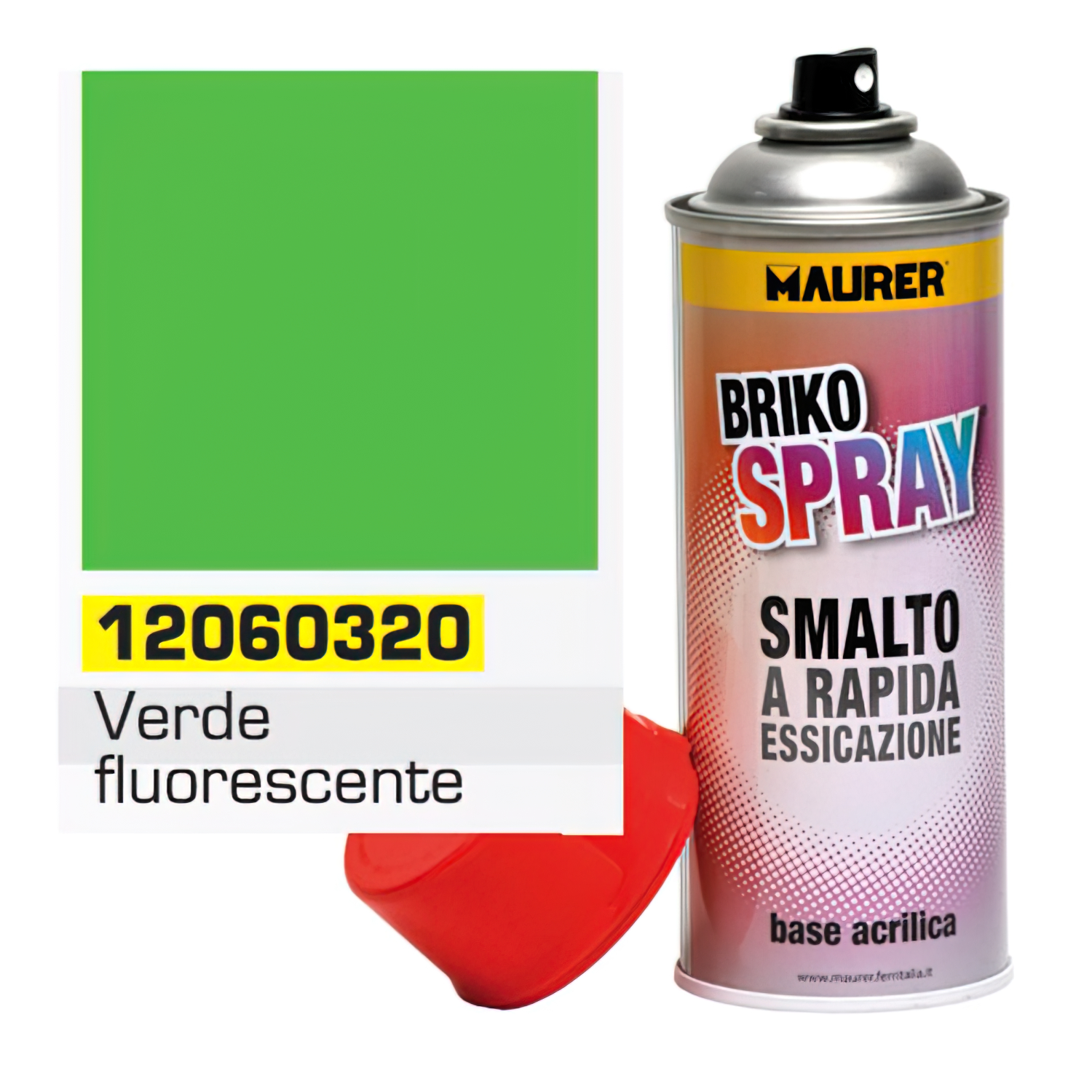 Spray Pintura Verde Fluorescente 400 ml,