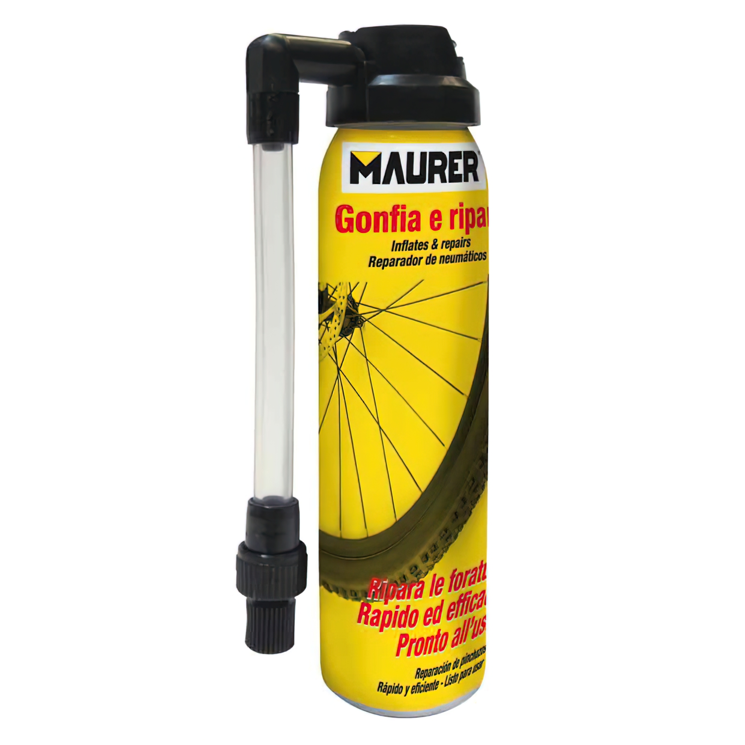 Spray Reparador Inflador Rueda Bicicleta 100 ml,