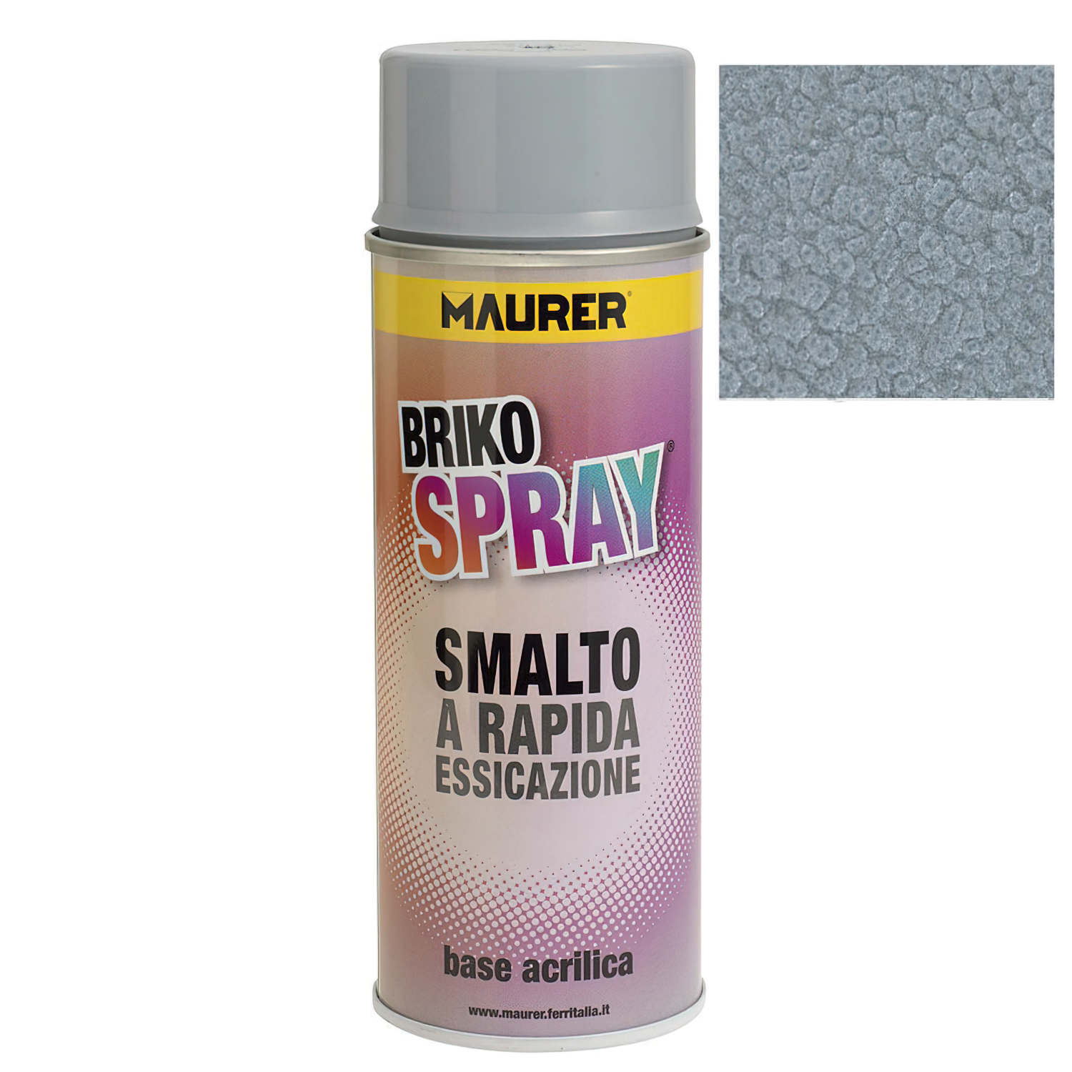 Spray Pintura Martele Plata 400 ml,