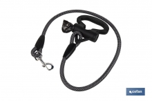 Correa con Dispensador de bolsas | Accesorios para Perros | Color Negro