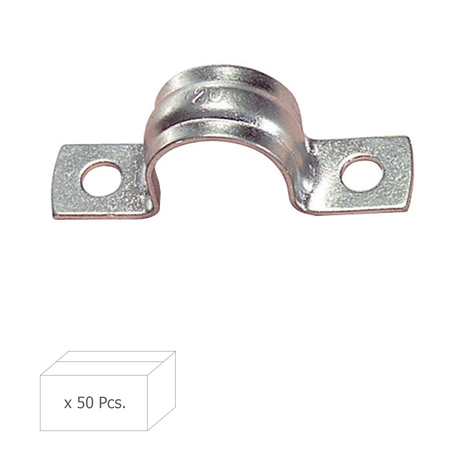 Grapa Metalica 2 Patas     50 mm, Wolfpack Caja   50 unidades