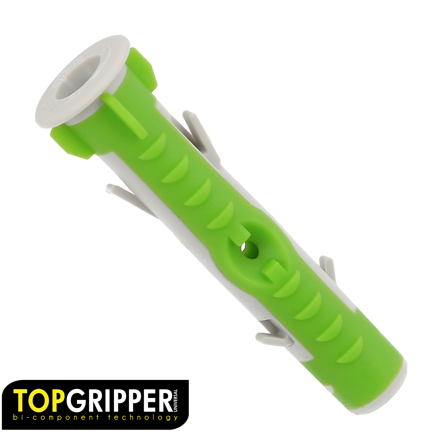 Taco Topgripper Bimaterial  10 mm, (Caja 75 unidades) Taco Anclaje Universal, Taco Hormigon, Taco Pladur, Taco Ladrillo