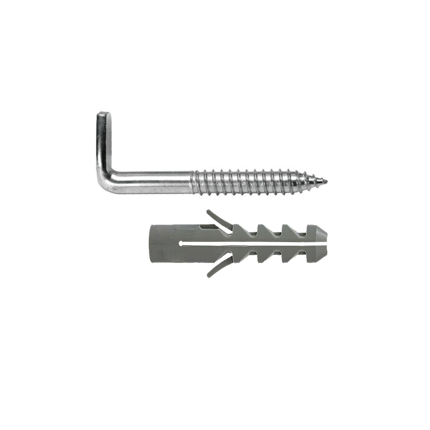 Kit Sanitario Alcayata Con Taco Expansin  10 x 50 mm, Fijacin Calentadores / Termos De Agua