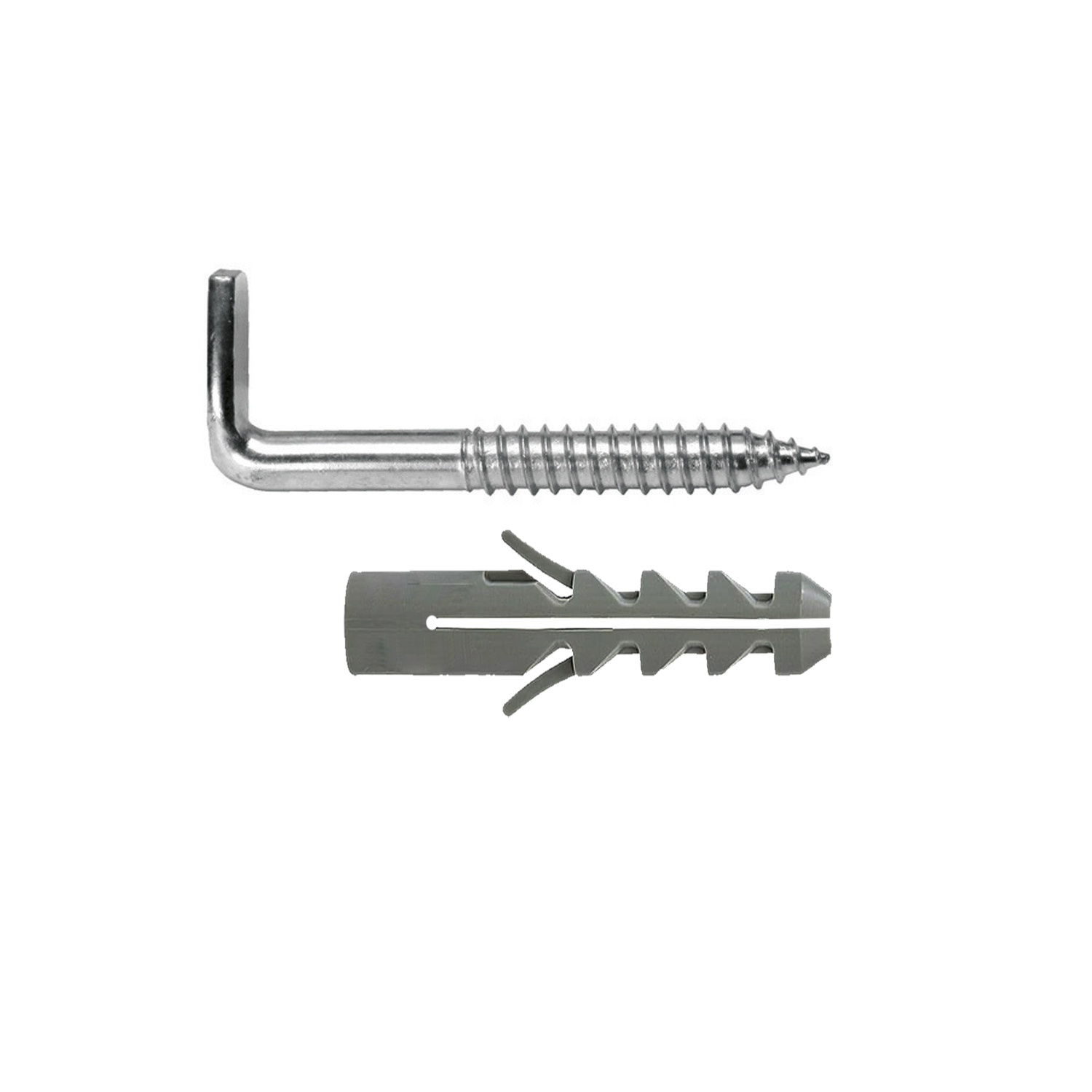Kit Sanitario Alcayata Con Taco Expansin  12 x 60 mm, Fijacin Calentadores / Termos De Agua