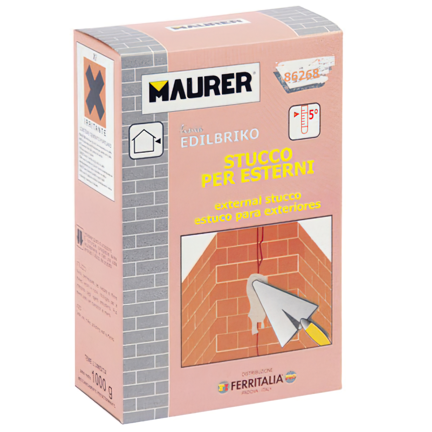 Edil Estuco Exterior,Maurer (Caja 1 kg,)