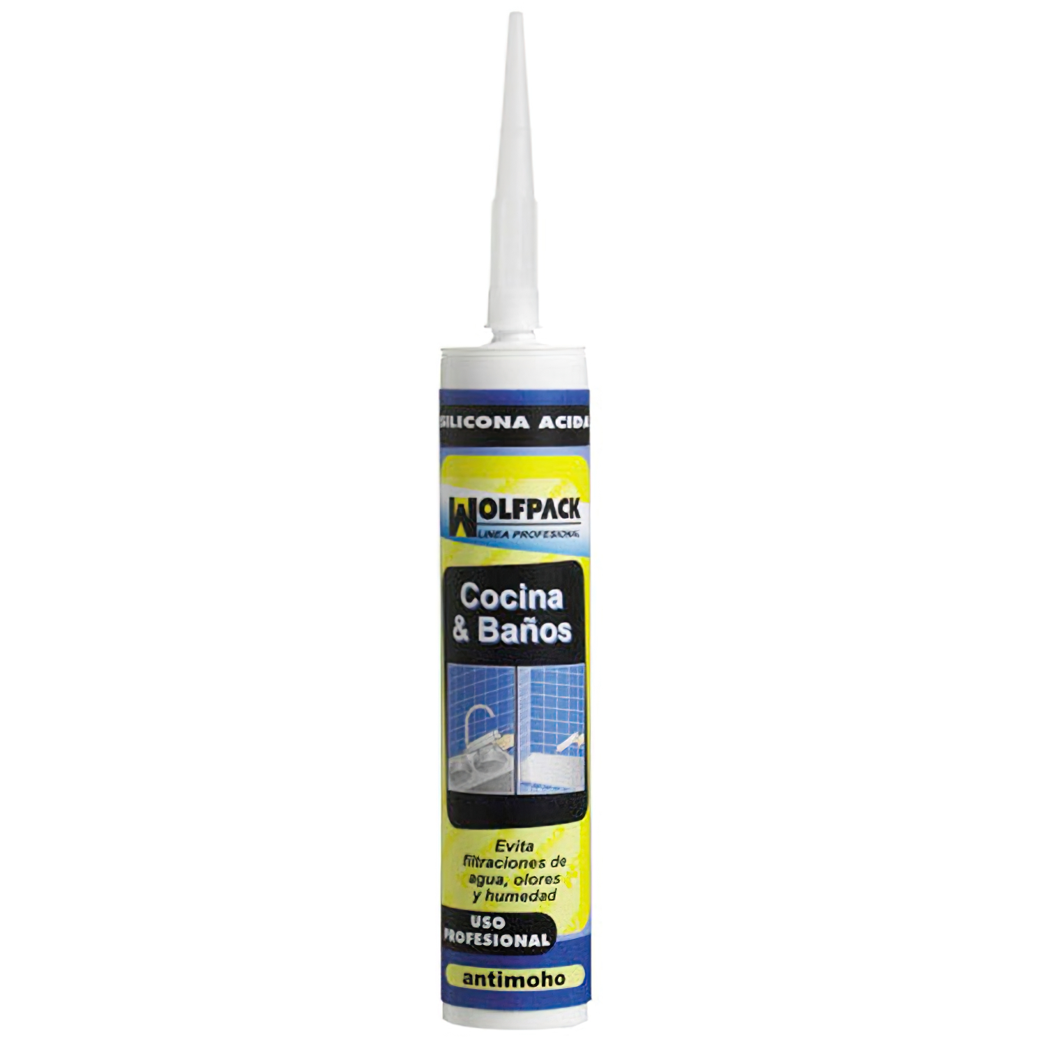 Silicona Acida Cocina/bao Blanca 280 ml,