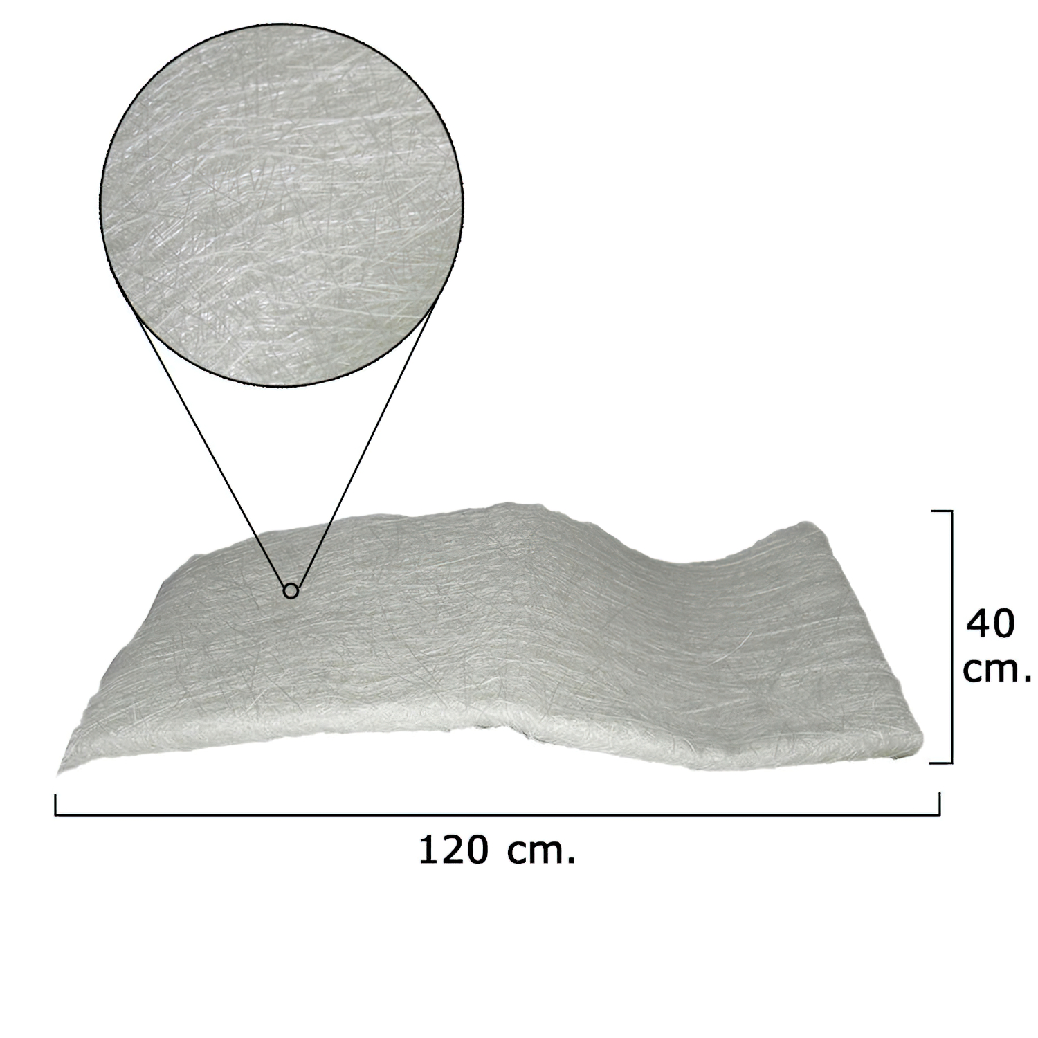 Lana Fibra de Vidrio 150 gr,