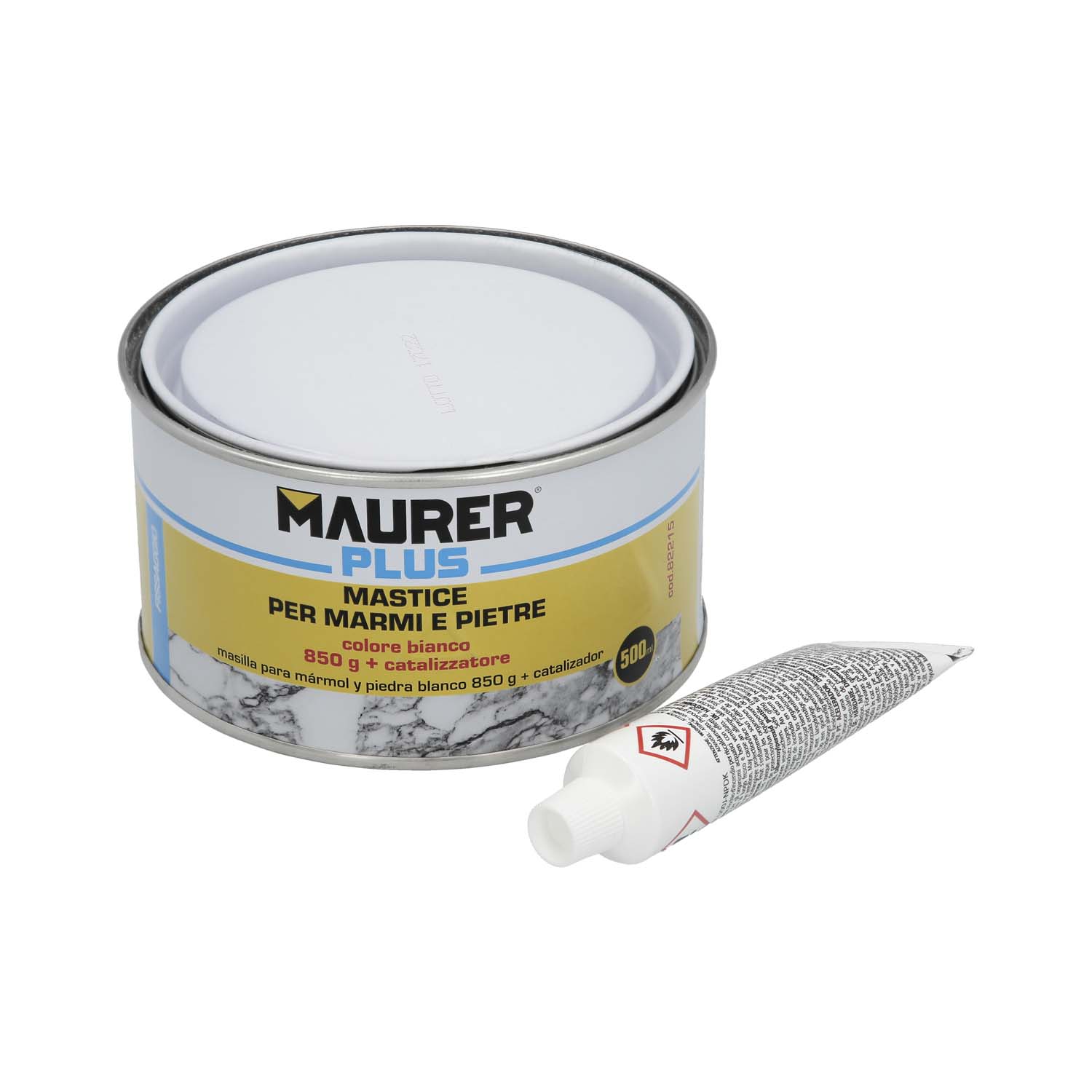 Masilla Para Marmol 500ml Blanca Con Catalizador,