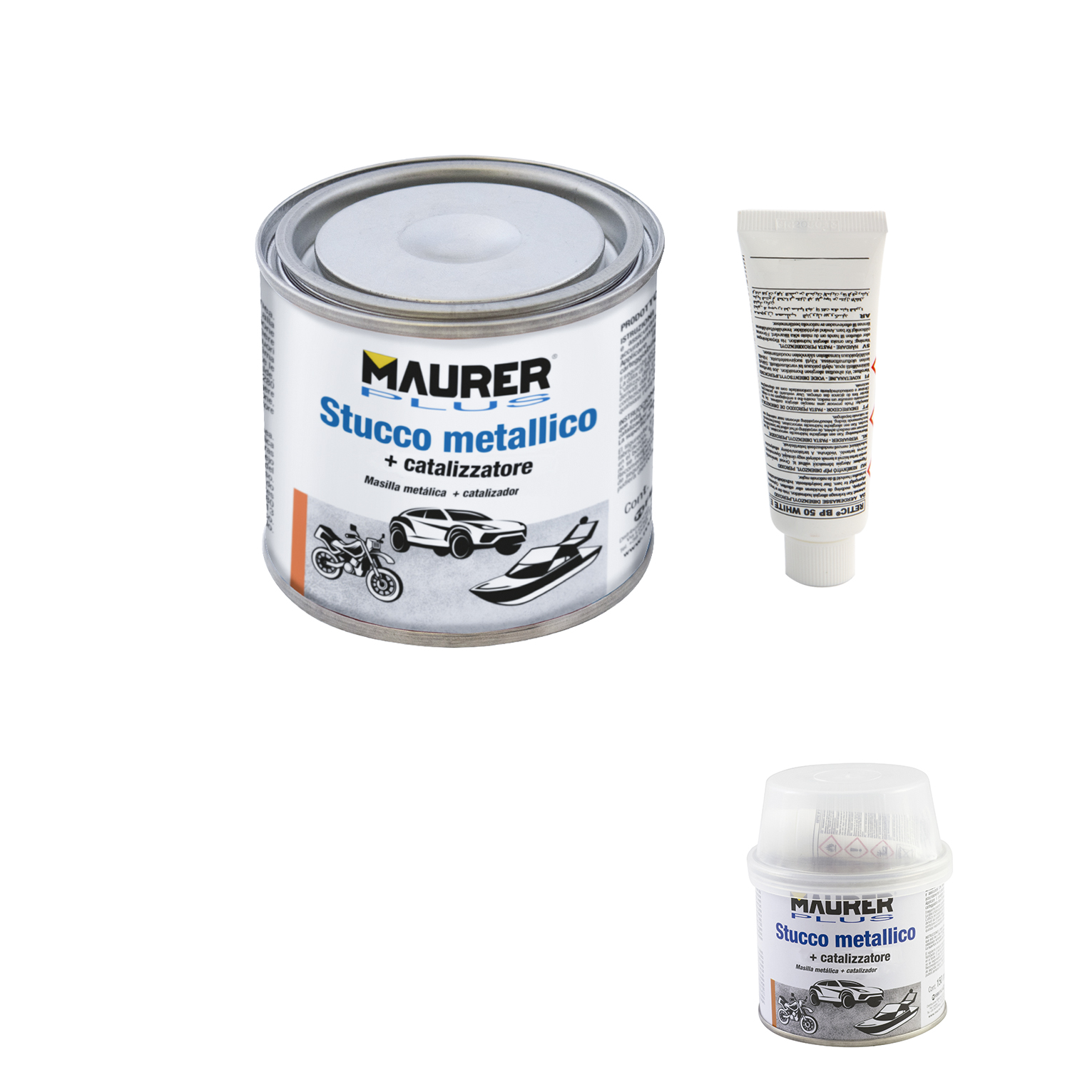 Masilla Reparadora Metales 150 ml, Con Endurecedor