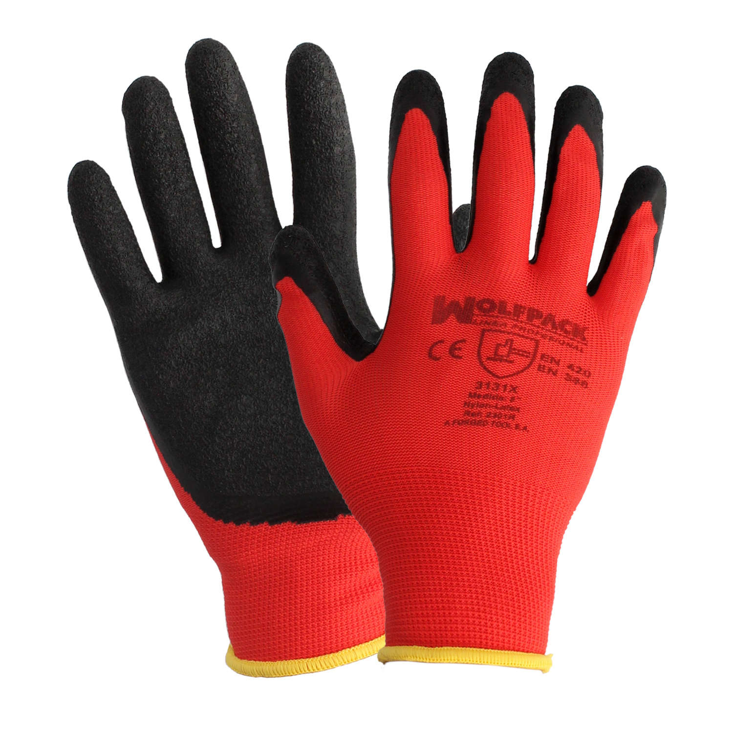 Guantes Latex / Nylon Gripflex Talla  10 (Par)