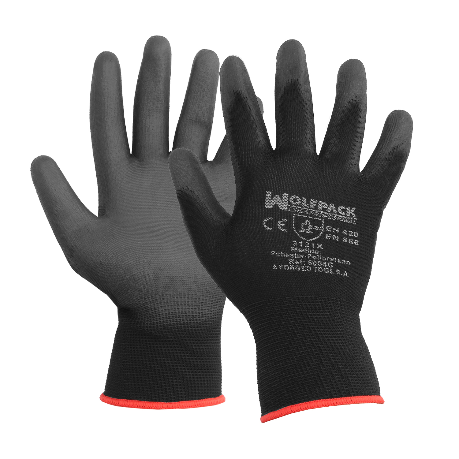 Guantes Poliuretano / Nylon Impregnado  6 (Par)