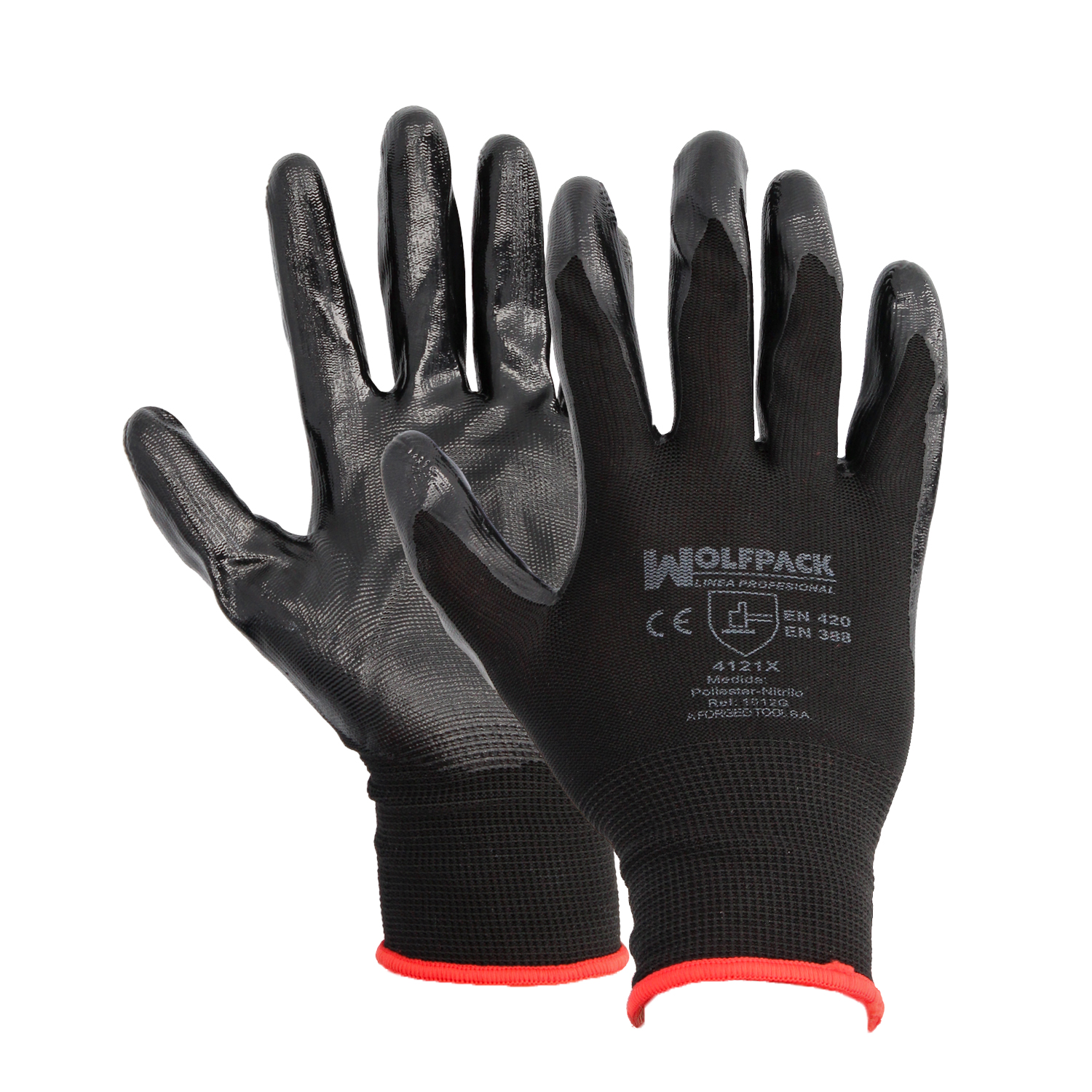 Guantes Nitrilo / Nylon Impregnado 7 (Par)