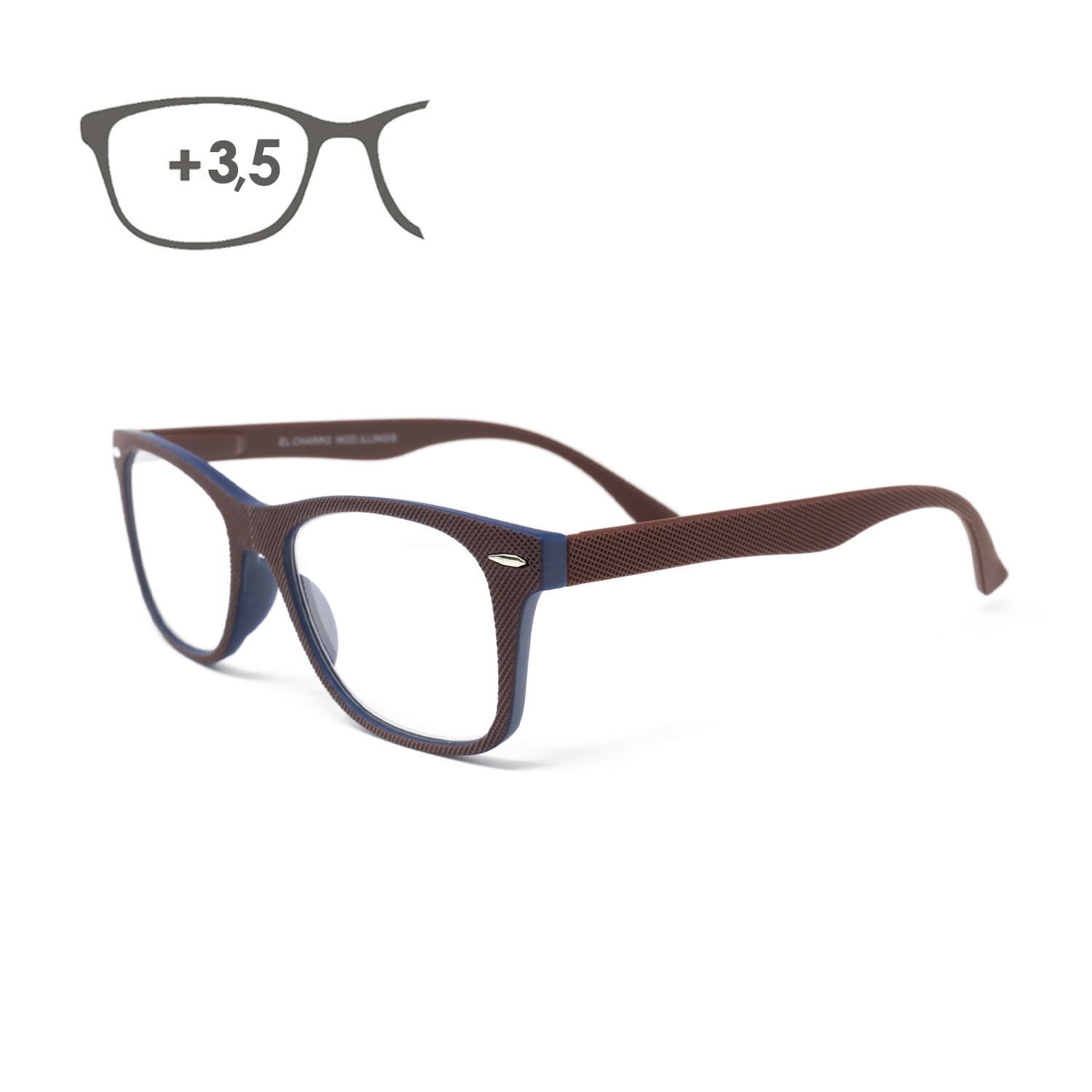Gafas Lectura Illinois Rojas Aumento +3,5 Gafas De Vista, Gafas De Aumento, Gafas Visin Borrosa