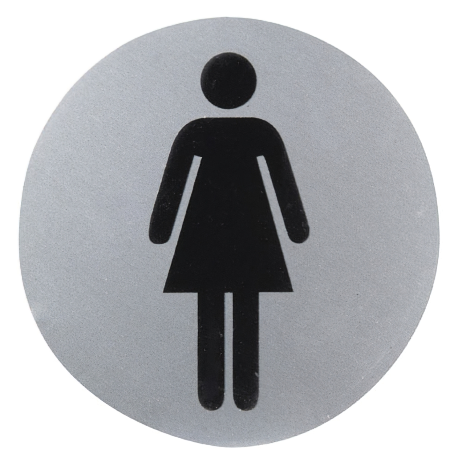 Cartel Aluminio Bao Mujer 12 cm,