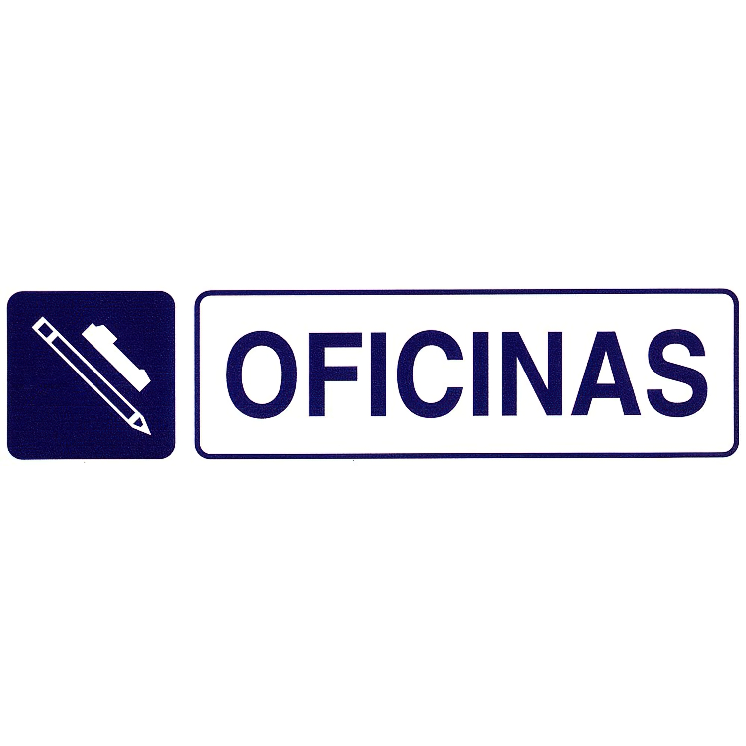 Rotulo Adhesivo 250x63 mm, Oficinas