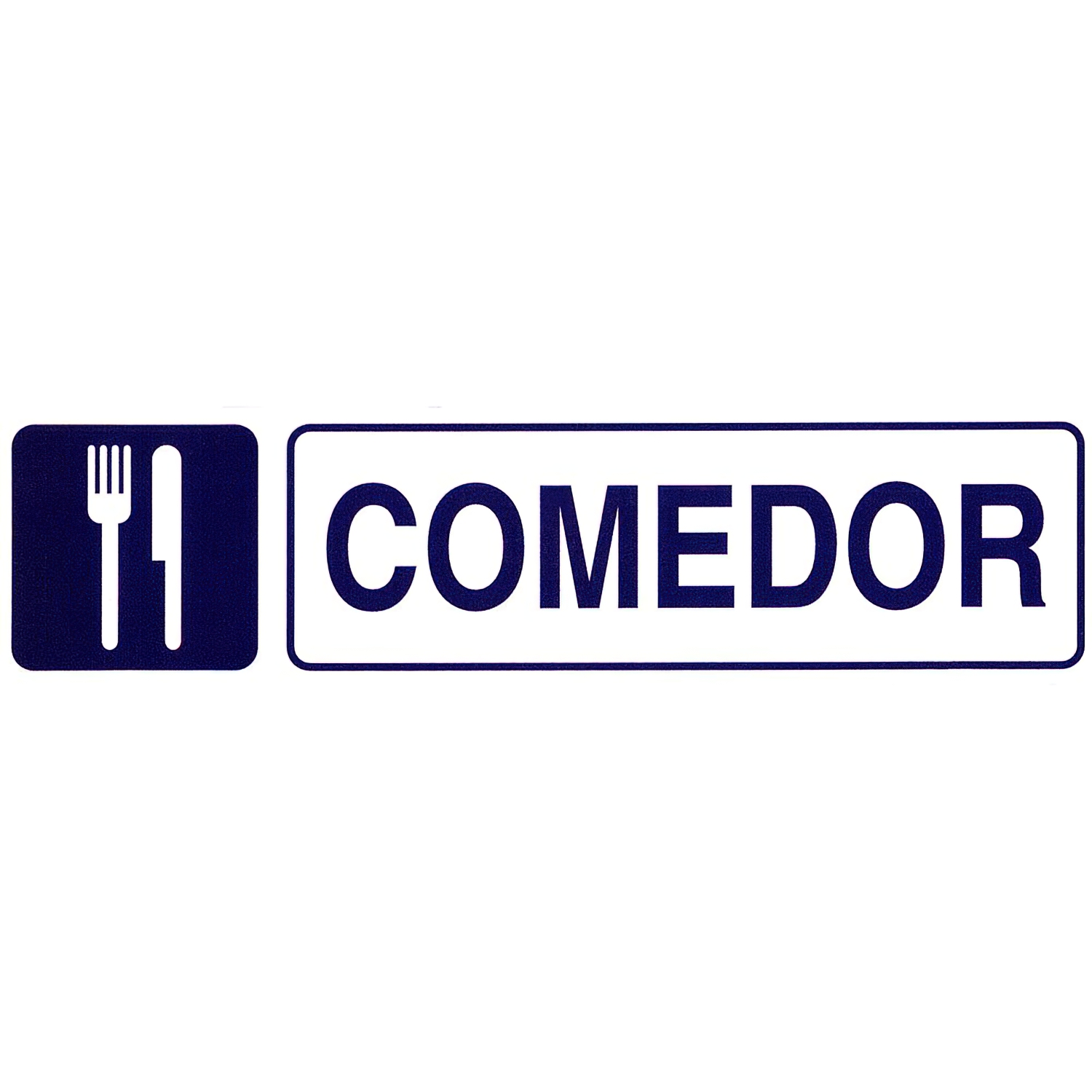 Rotulo Adhesivo 250x63 mm, Comedor