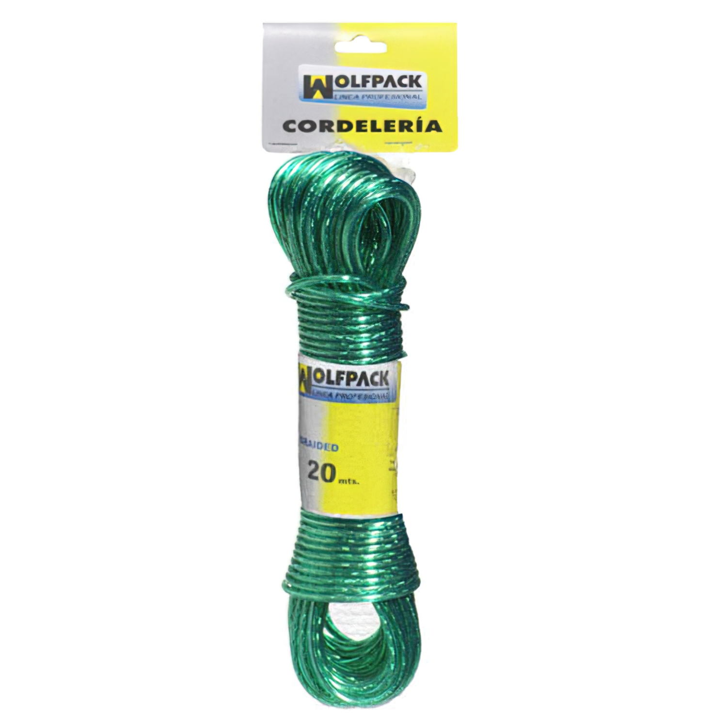 Cuerda Plastificada Cable Acero  3,5 mm, (Madeja 15 m,)