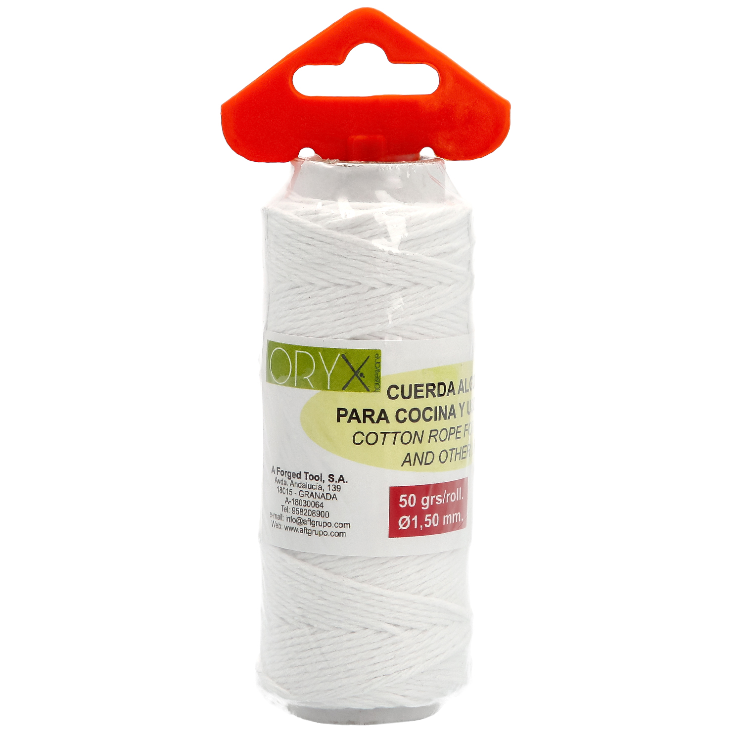 Cuerda Algodn Carnicero 50 gr, Rollo 1,50 mm,
