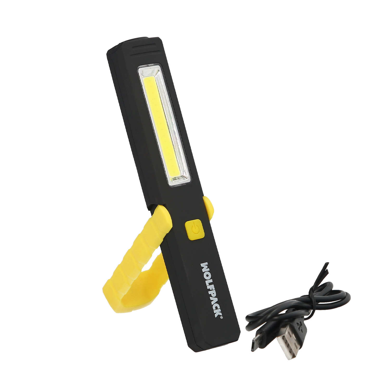 Linterna LED Multifuncin Tipo Boligrafo Recargable (900 mAh) 200 Lumenes Con Iman, Gancho y Soporte Ajustable,