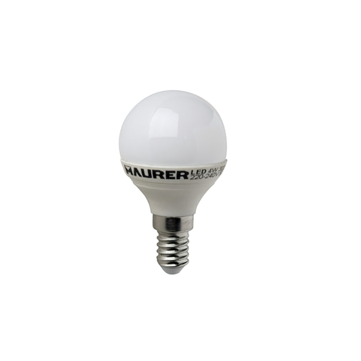 Bombilla Led Esferica E14, 4 W, - 25 W, 300 lmenes, Luz calida, (3000K),