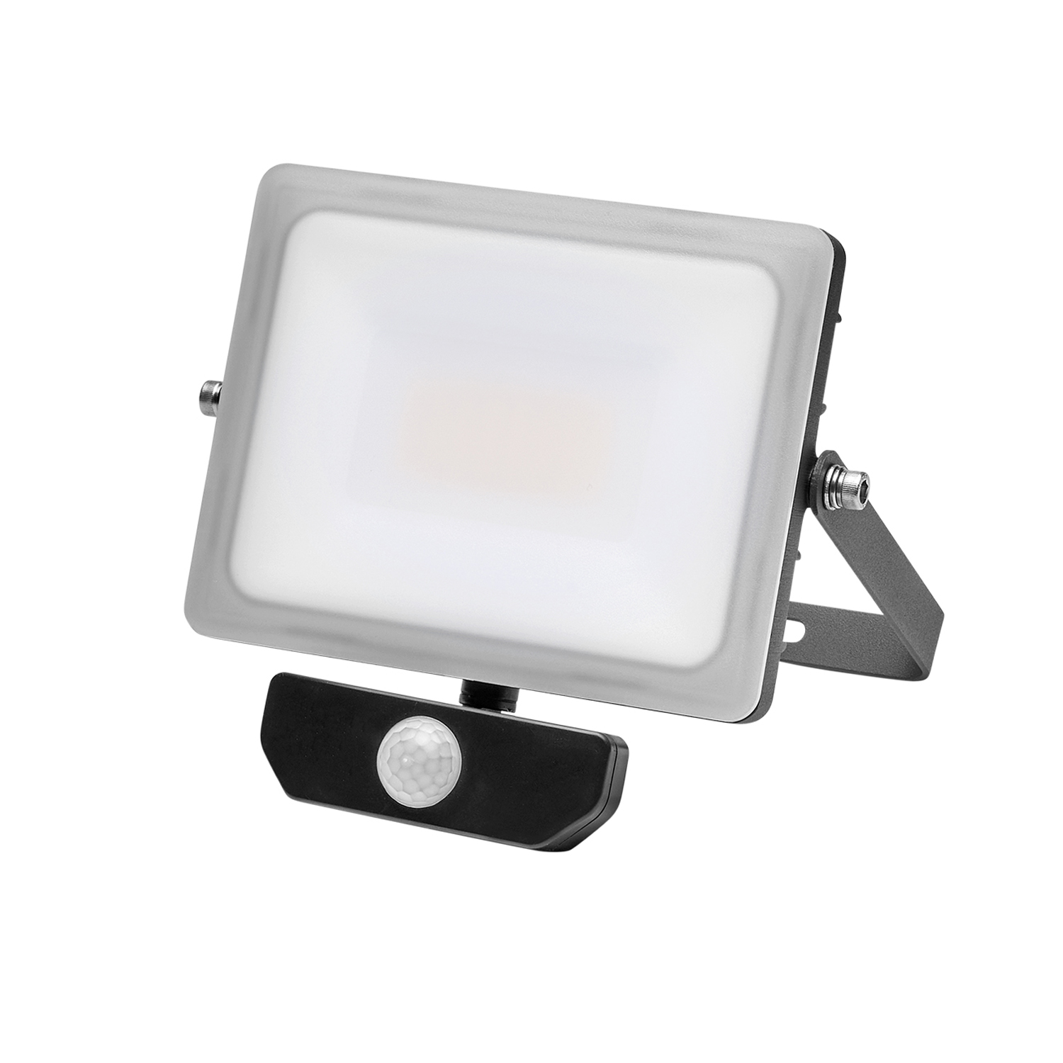 Foco Led Plano 30 Watt, Luz Blanca 4000 K  IP 65 2400 Lumenes Con Sensor de Presencia