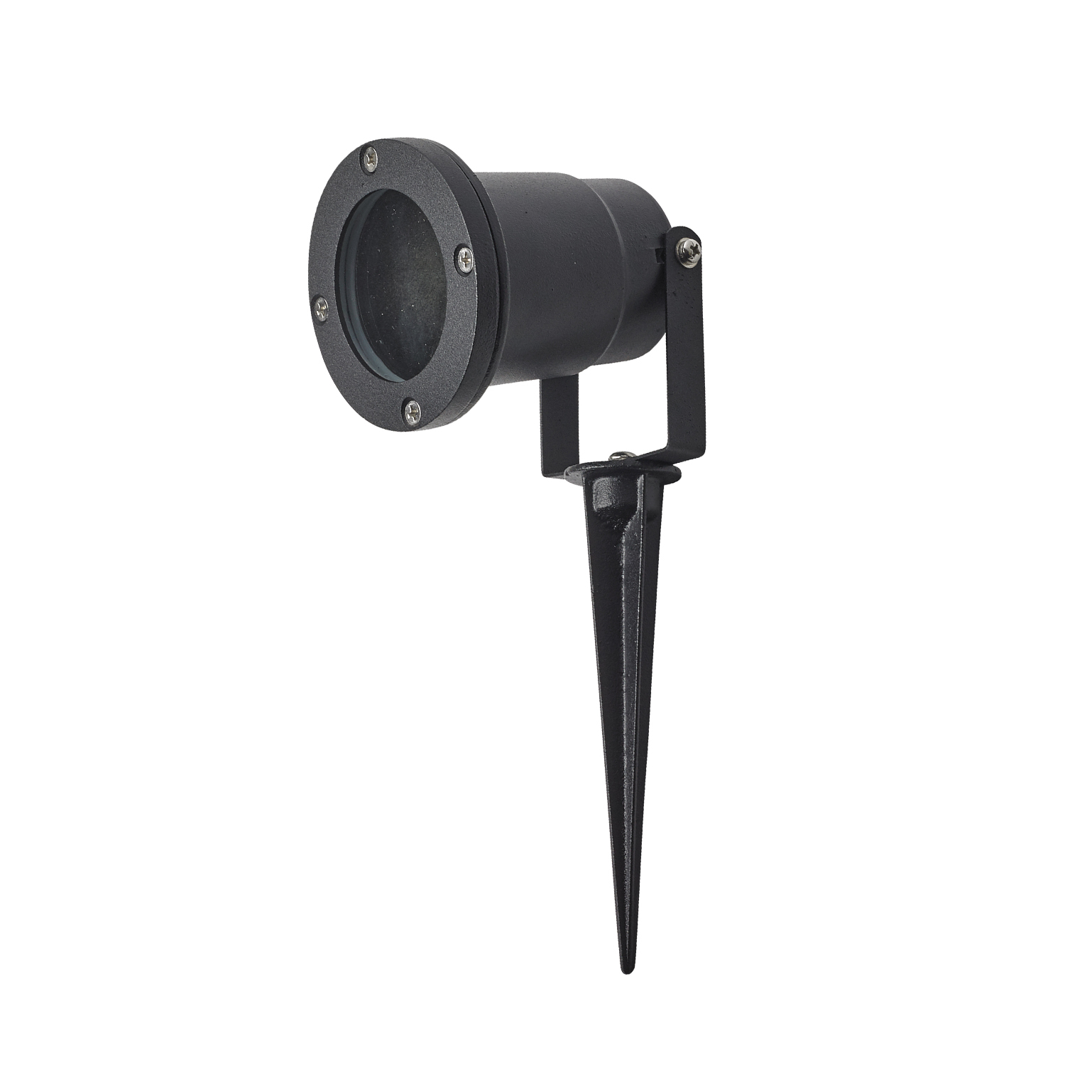 Foco Halgeno IP54 Para Jardn y Exteriores Con Pincho Color Negro