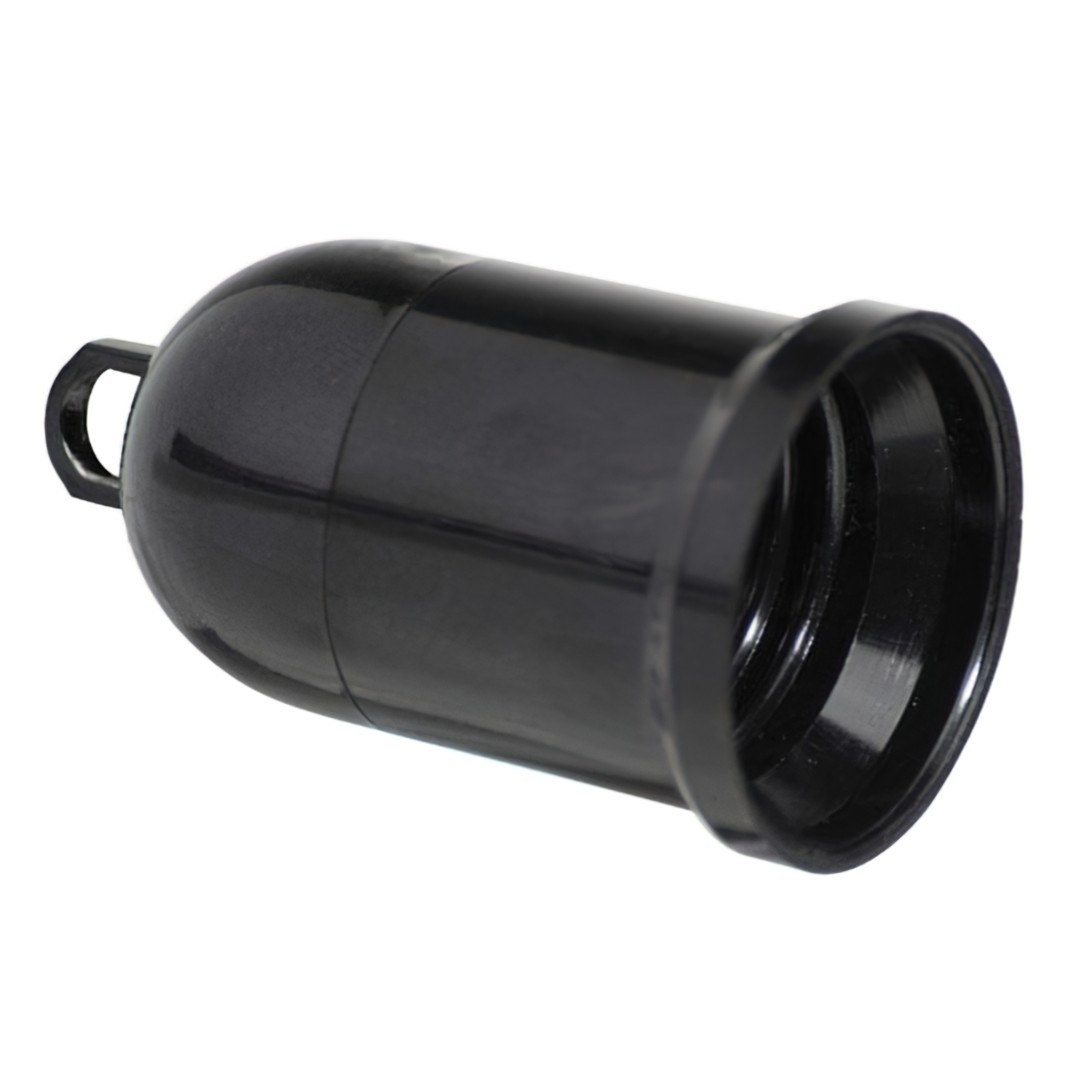 Portalamparas 4 A, E-27 Obra Negro