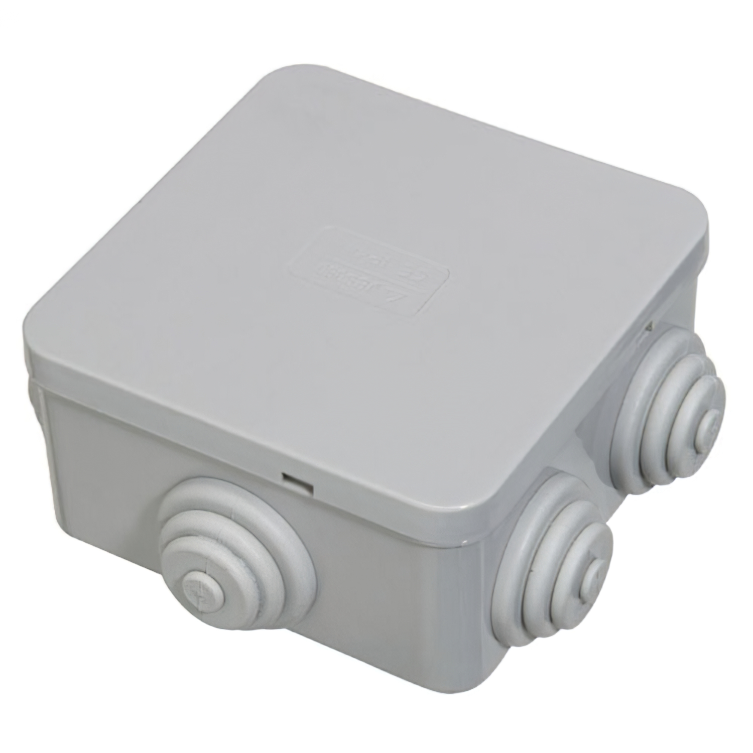 Caja Estanca Superficie Con Clip 80x80x40 mm,