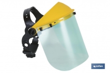 Casco pantalla de proteccin I Abatible I Ajustable manualmente I EN 166/EN 1731