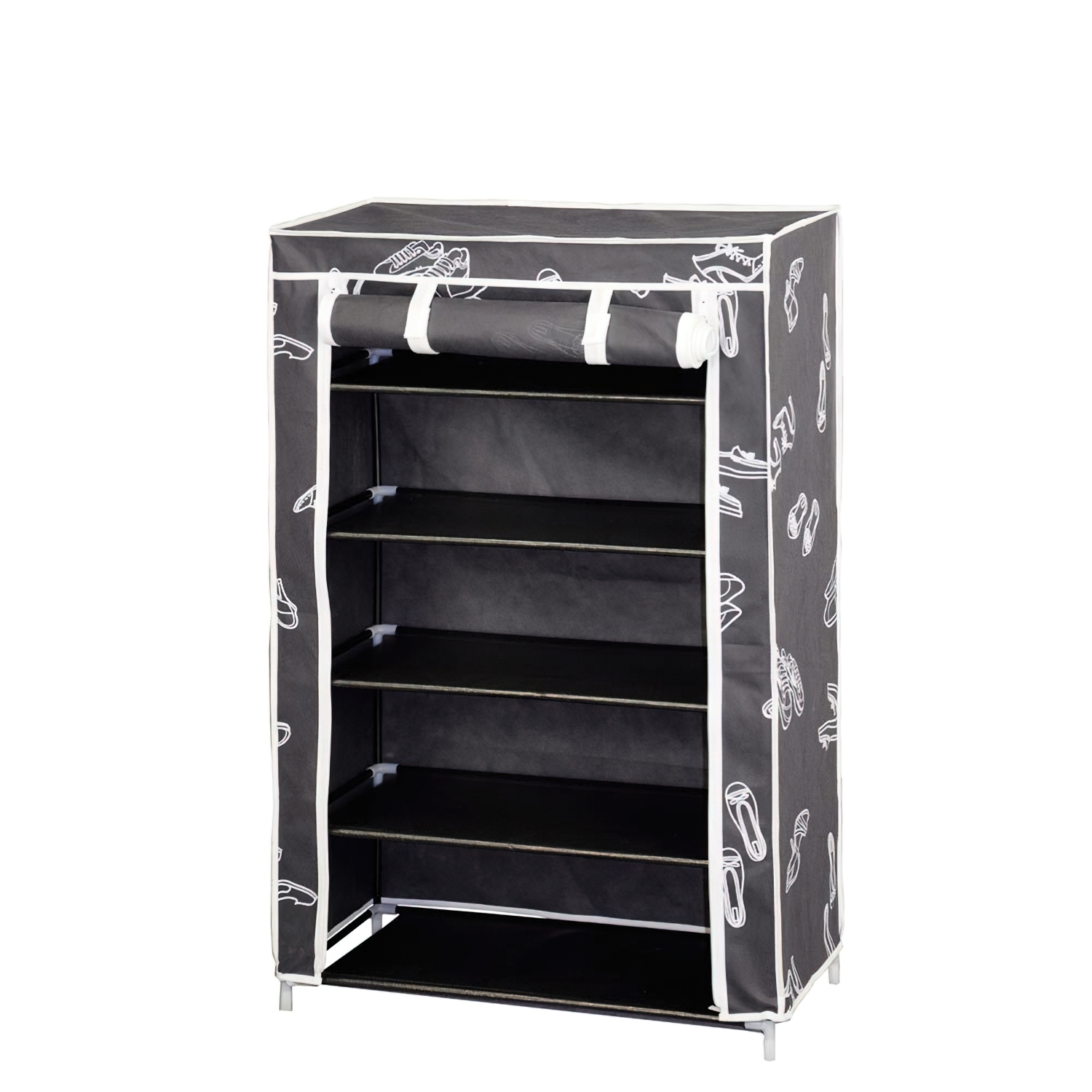 Zapatero Plegable Tela TNT 61x30x90 cm,