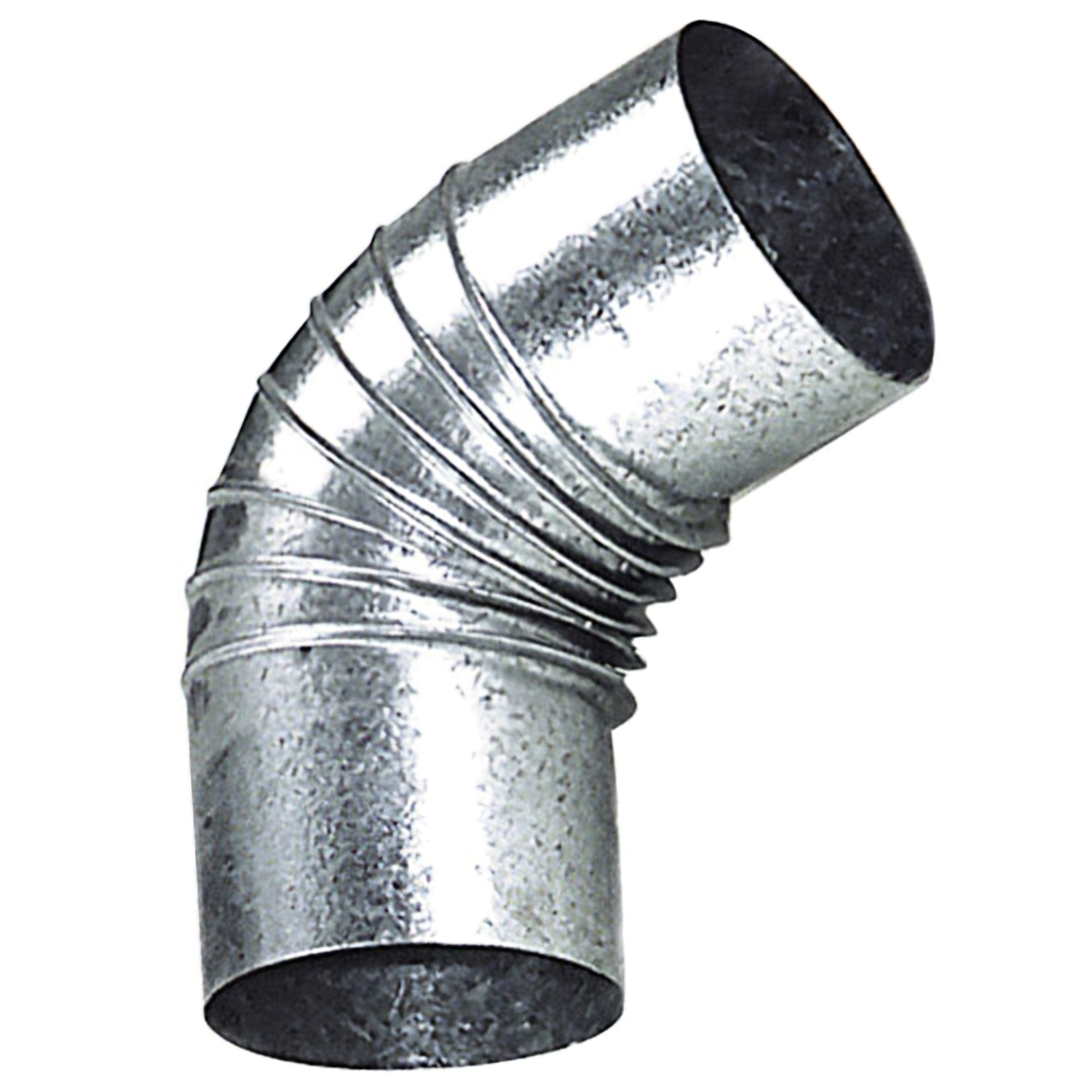 Codo Estufa Galvanizado de  110 mm, 45,