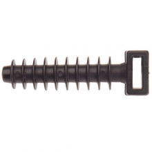 TACO FIJACIN BRIDA NYLON MAURER NEGRO 8 MM. (BOLSA 100 UNIDADES