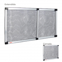Mosquitera Extensible Marco Aluminio 50 x 75/142 cm.