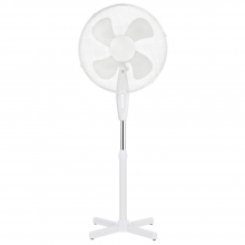Ventilador Pie Blanco 45 Watt - 1,2 Metro Alto.