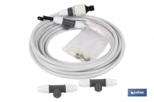 Kit de Nebulizacin de agua | 6 Metros | Contiene 3 Aspersores | Adecuado para terrazas y jardines