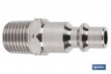 Conector Rosca Macho 1/4 (+medidas)
