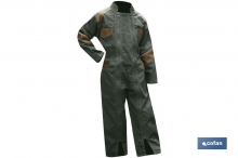 Buzo Kaki/Havane | Modelo Tournevis | Para Nios | Con dos Cremalleras