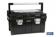 Caja de herramientas Heavy Duty negra