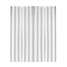 CORTINA DUCHA TELA BLANCA 180X200 CM.