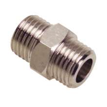 MACHON DOBLE CILINDRICO 1/4-1/4 (BLISTER 2 PIEZAS)