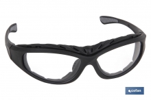 Gafas de Seguridad Acolchada | 4 en 1 | Color Oscuro cofan